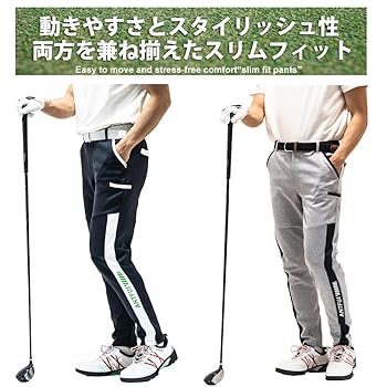 Amazon | [slow&easy] ゴルフウェア サイドライン ジャージ